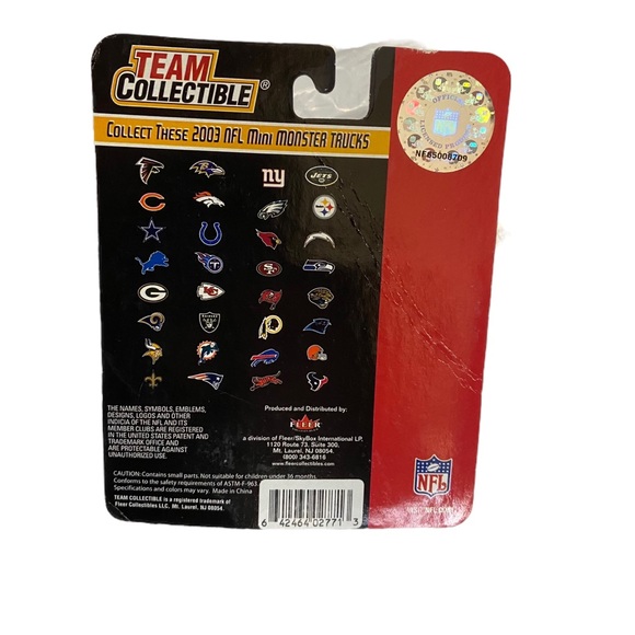 Fleer Mini Monster Truck Baltimore Ravens NFL Edition - Picture 3 of 3